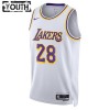 Barn Los Angeles Lakers Tröja Rui Hachimura 28 Nike 2022-23 Association Edition Vit Swingman